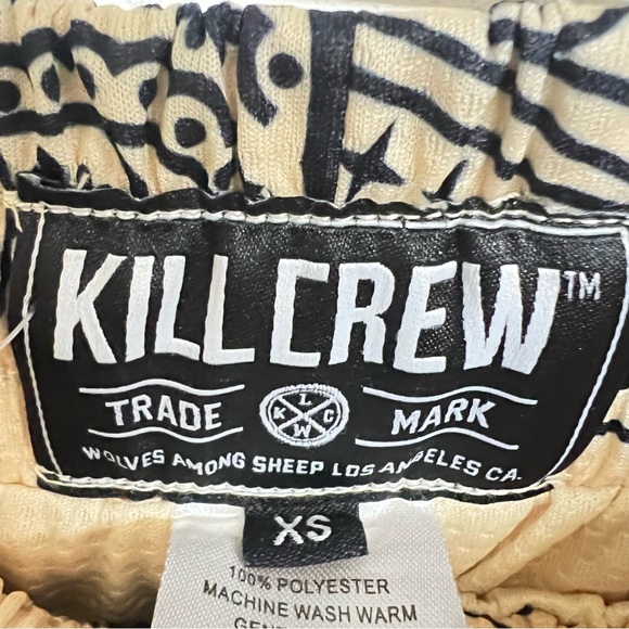 New Mens Kill Crew Muay Thai Mid Thigh Cut Bandana Shorts - Picture 5 of 6